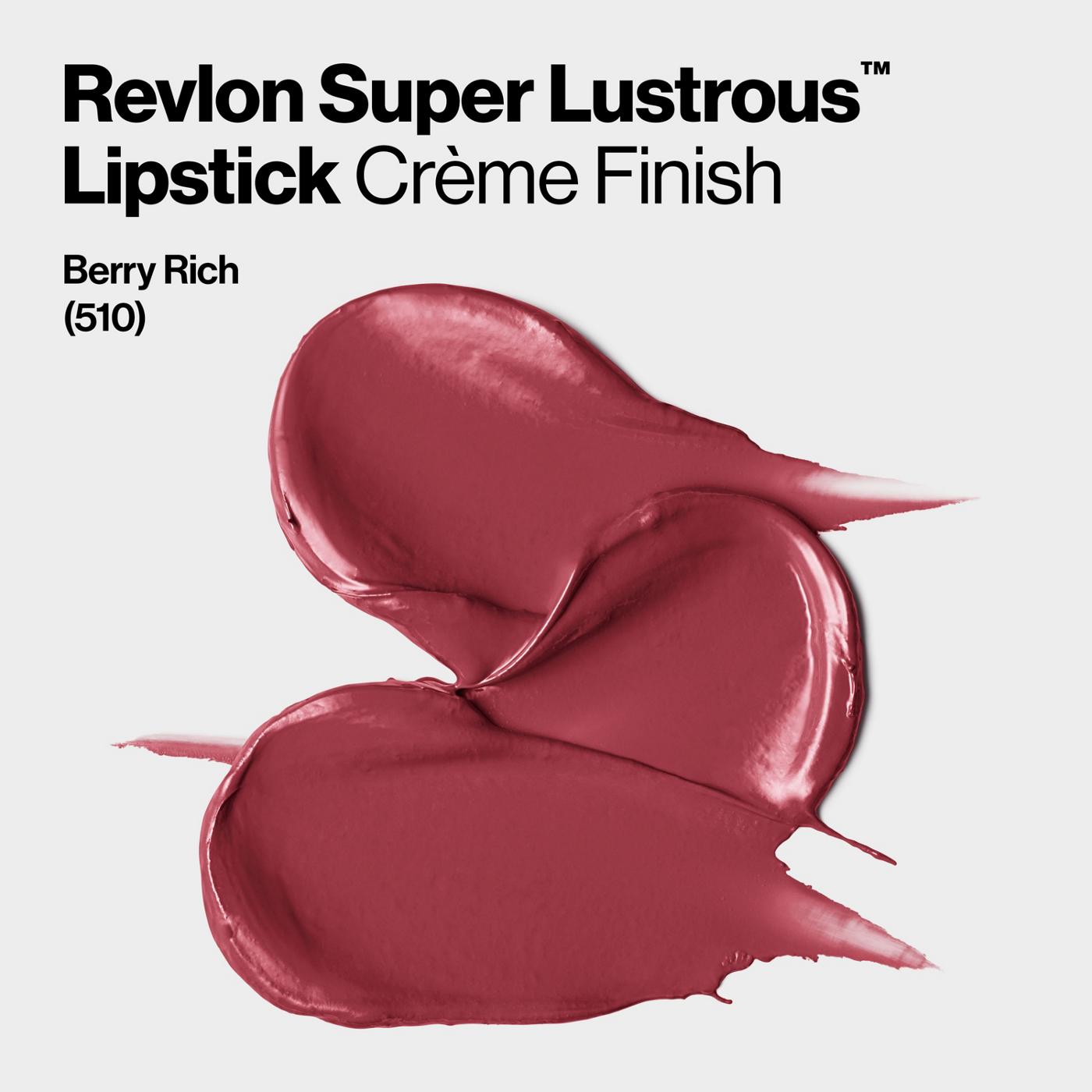 Revlon Super Lustrous Lipstick,  Berry Rich; image 5 of 6