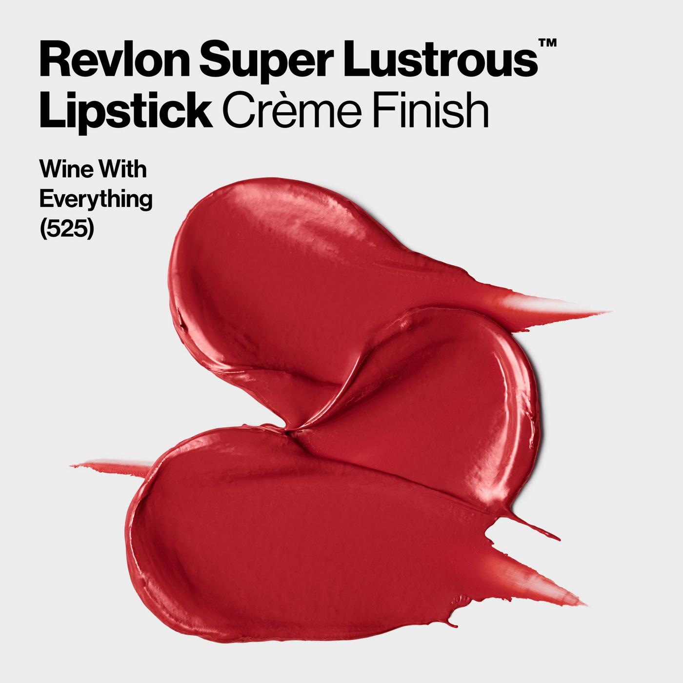 Revlon Super Lustrous Lipstick,  Wine With Everyhting Crème; image 2 of 6