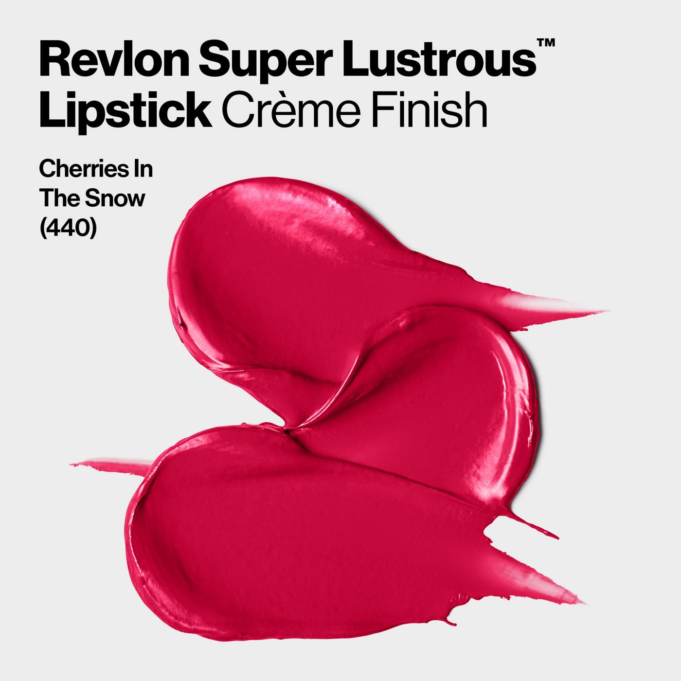 Revlon Super Lustrous Lipstick,  Cherries In The Snow; image 6 of 6