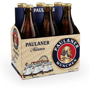 Paulaner Oktoberfest Marzen Beer 6 pk Bottles