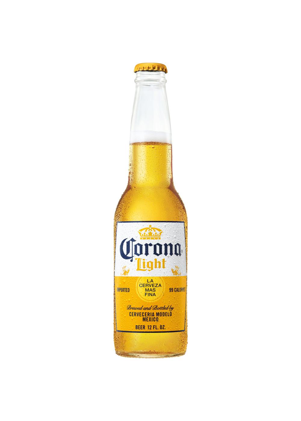 Corona Light Mexican Lager Beer Bottle; image 1 of 3