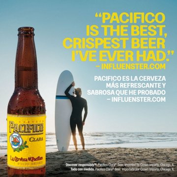 Pacifico Mexican Lager Import Beer 6 pk Bottles, 12 oz