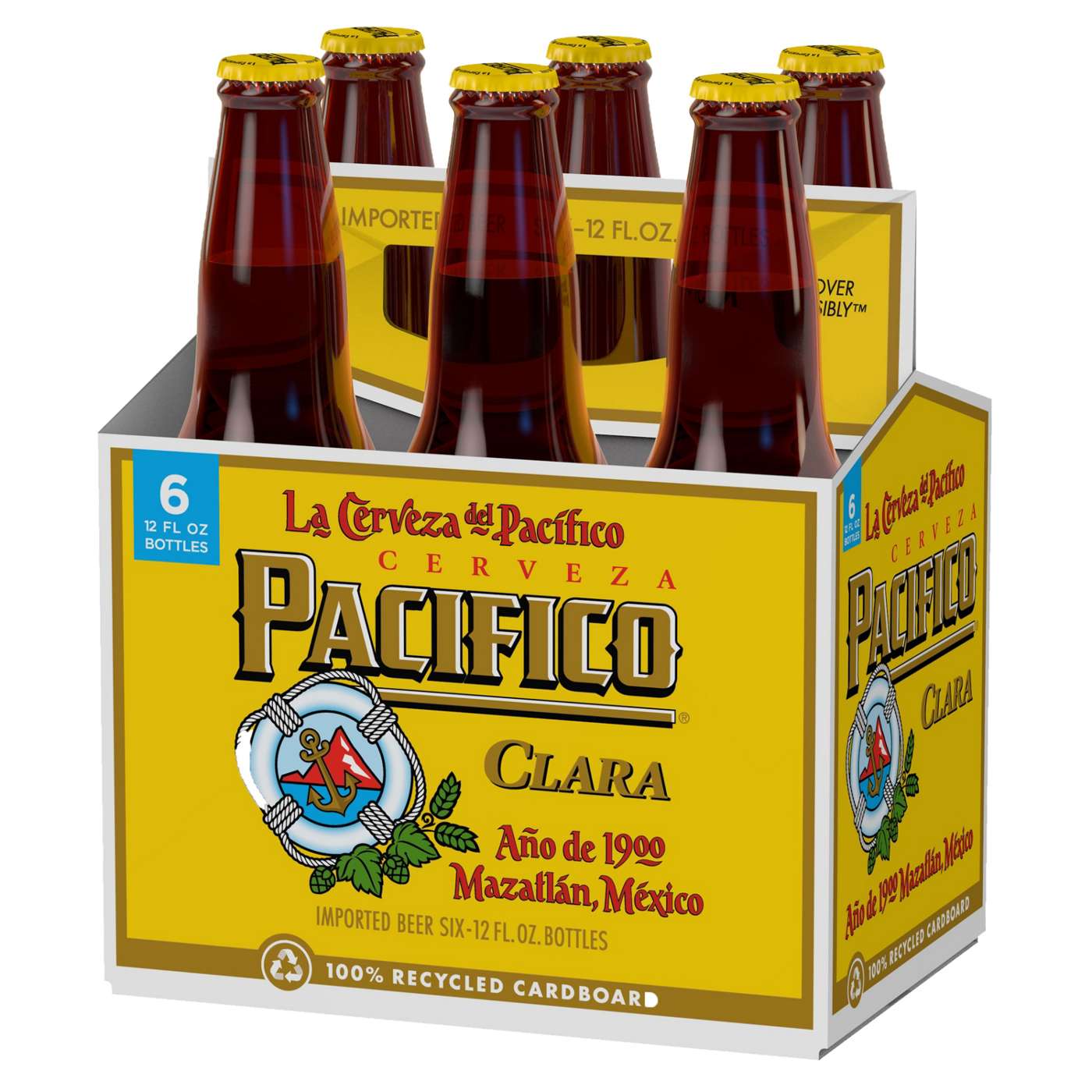 Pacifico Clara Mexican Lager Import Beer 12 oz Bottles, 6 pk; image 4 of 10