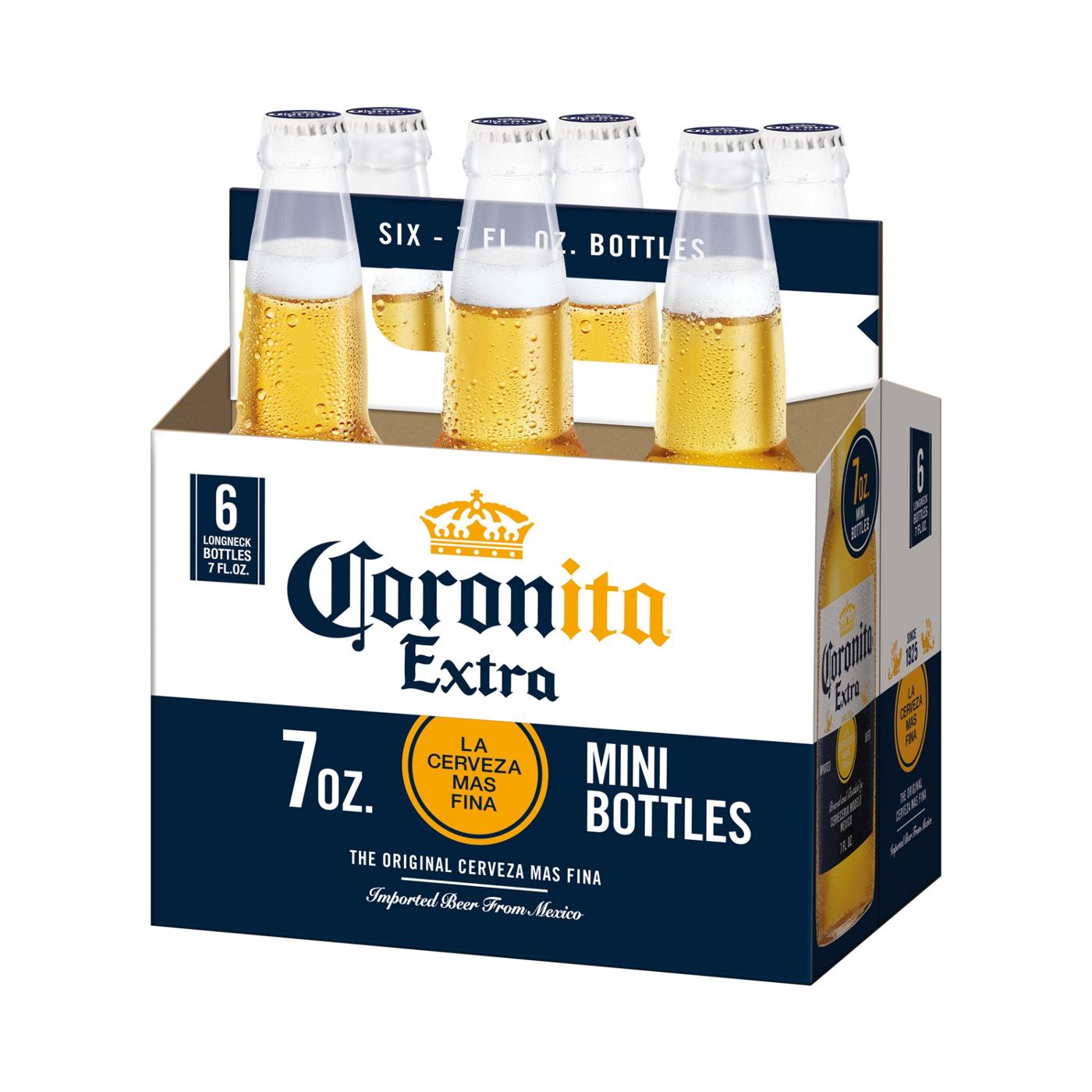 Corona Extra Coronita Lager Mexican Beer 6 pk Bottles; image 11 of 11