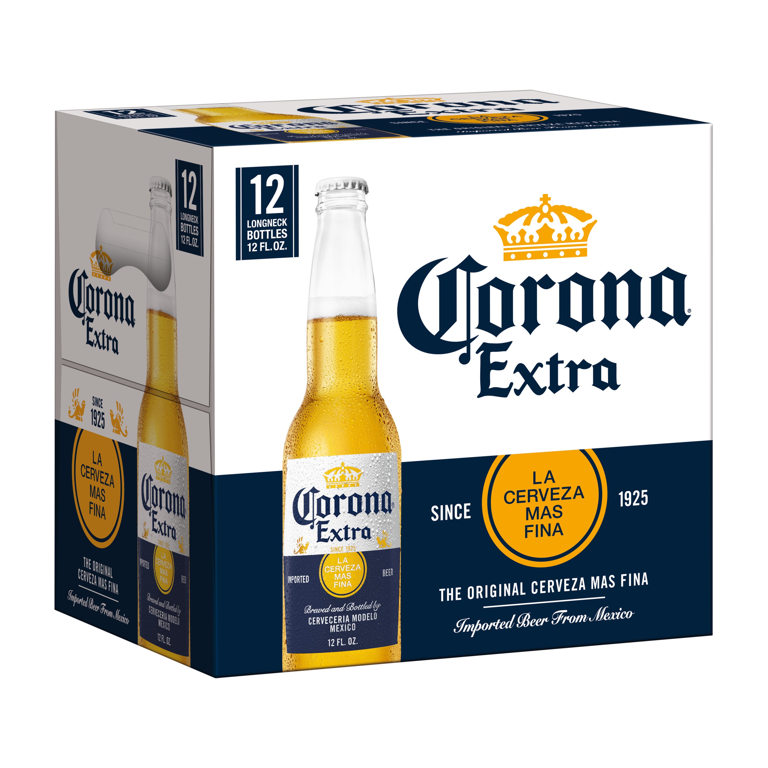 Corona Extra Lager Mexican Beer 12 pk Bottles - Shop Beer at H-E-B
