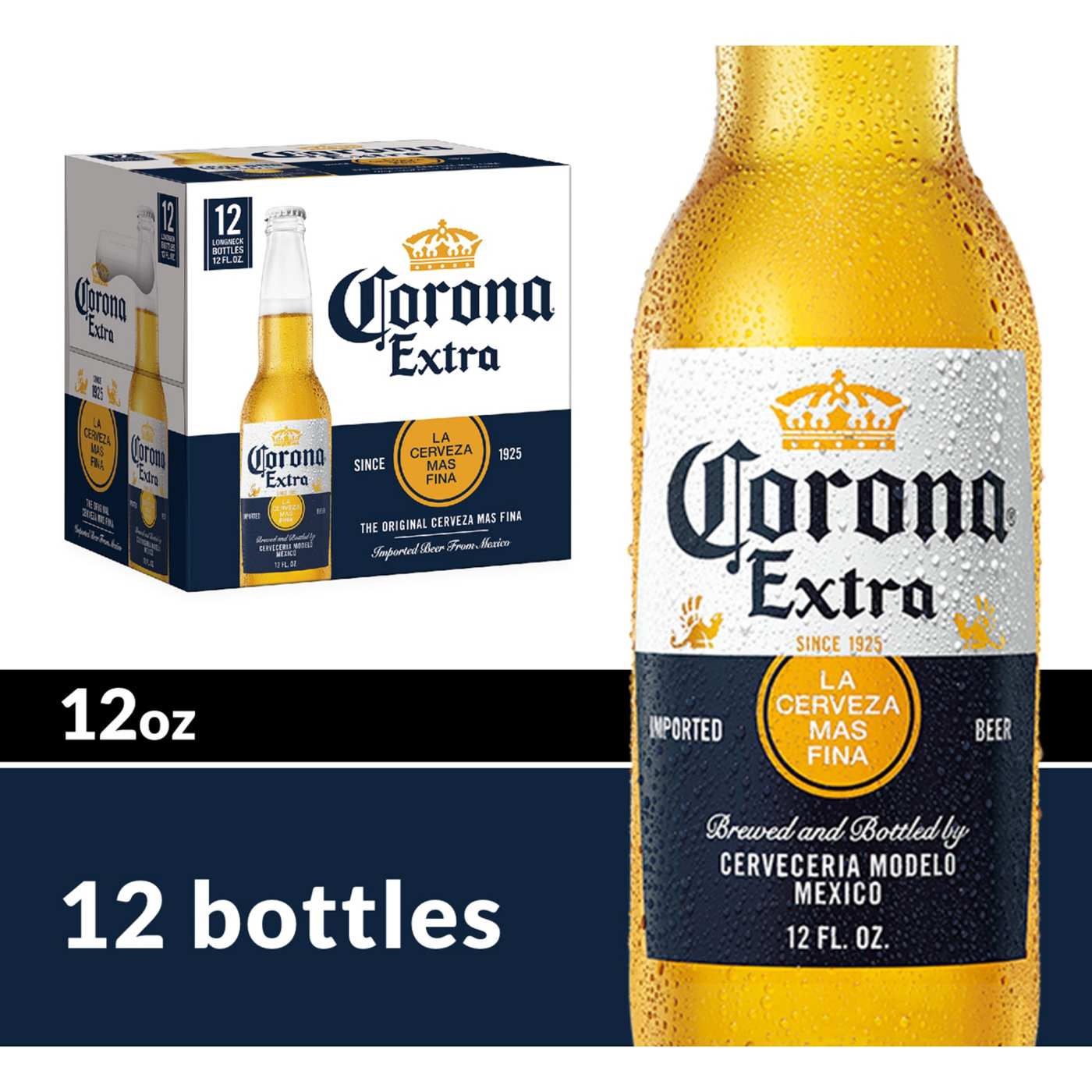 Corona Extra Mexican Lager Import Beer 12 oz Bottles, 12 pk; image 9 of 10