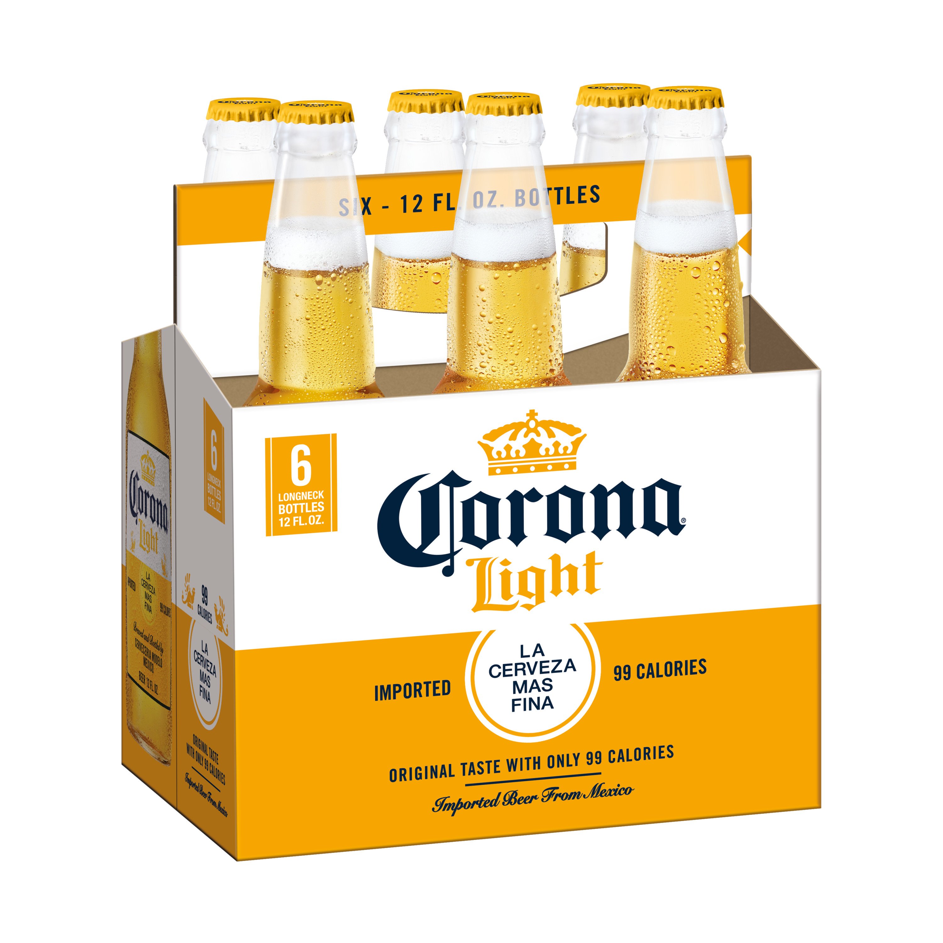 Corona Light Mexican Lager Import Light Beer 12 oz Bottles, 6 pk - Shop ...