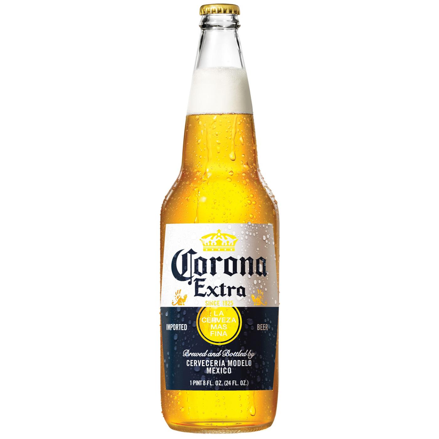 Corona Extra Mexican Lager Import Beer 24 oz Bottle; image 1 of 9