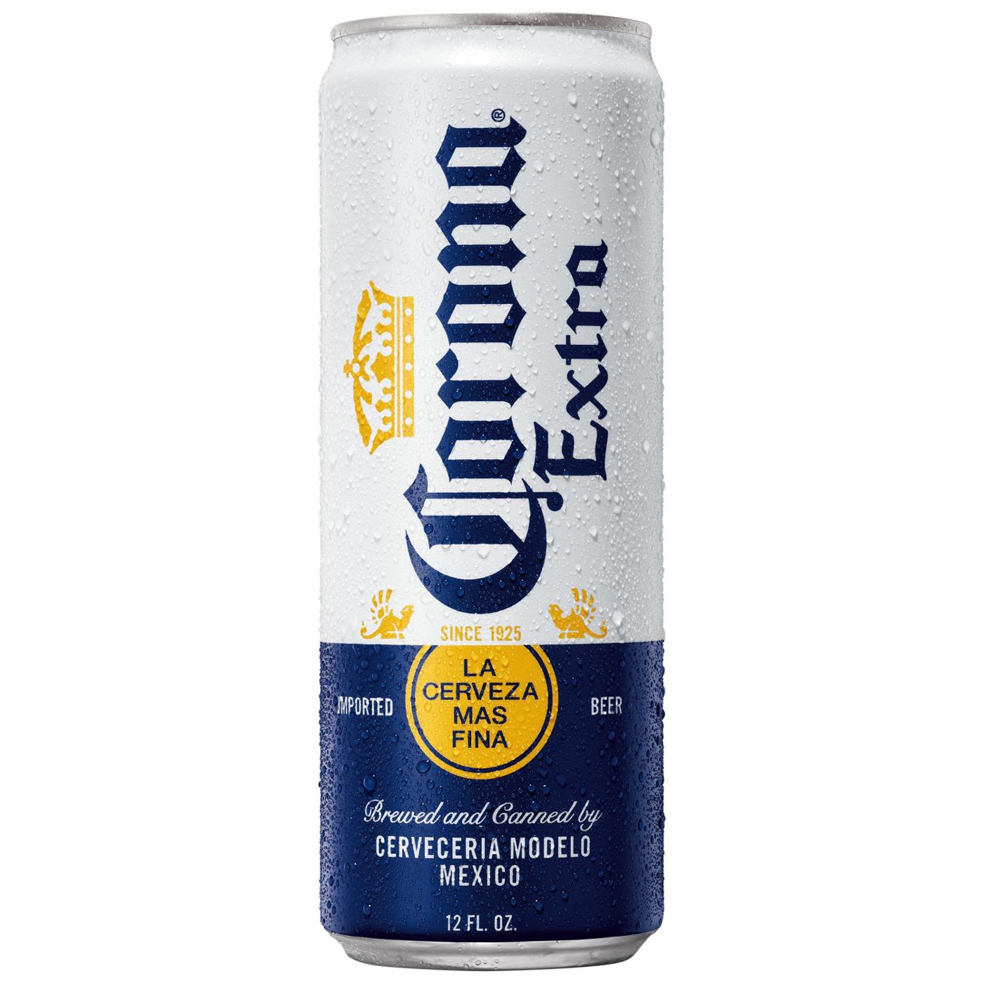 Corona Extra Mexican Lager Import Beer 12 oz Can; image 1 of 7