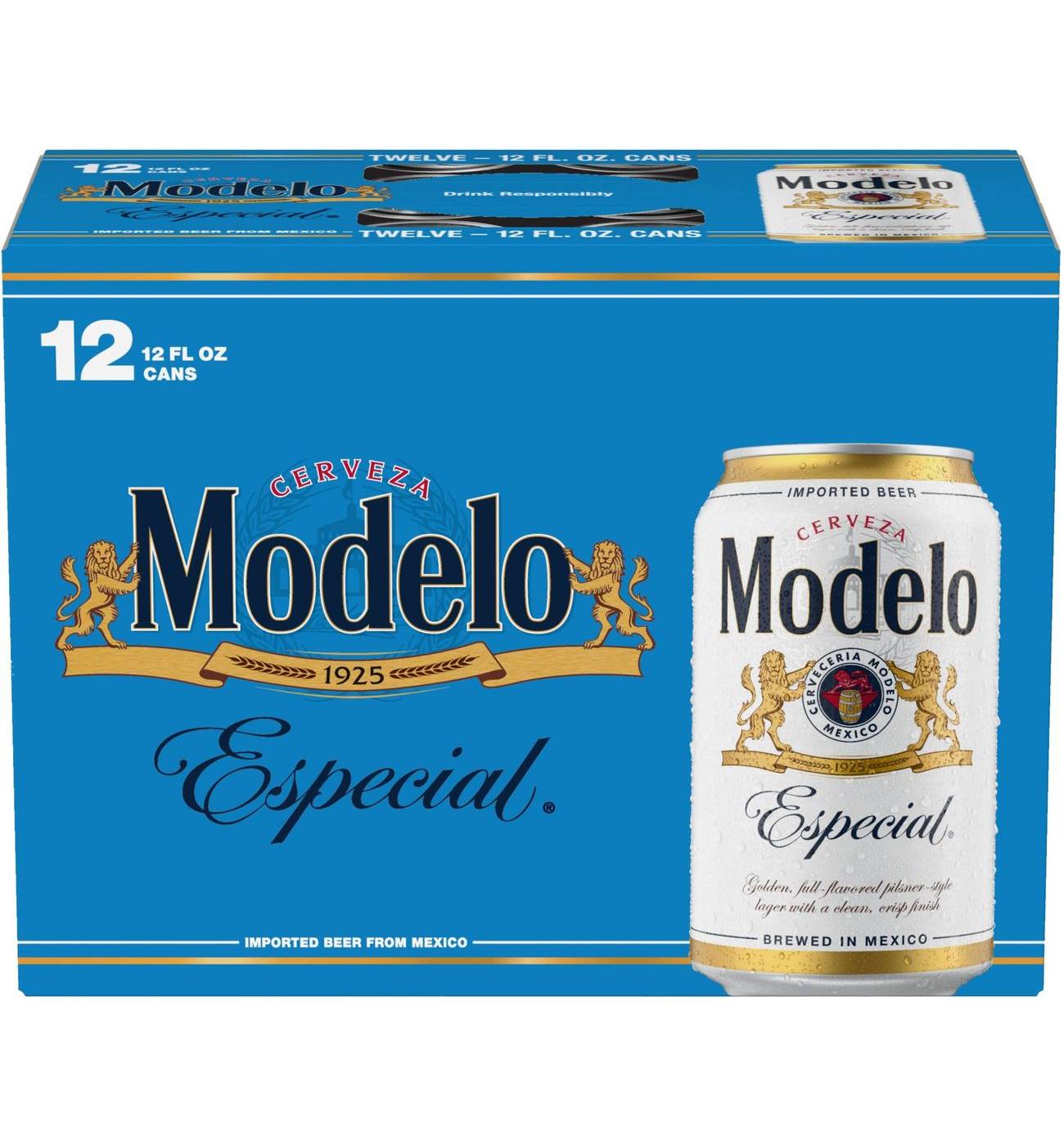 Modelo Especial Mexican Lager Import Beer 12 pk Cans; image 1 of 5