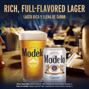Modelo Especial Mexican Lager Import Beer 12 pk Cans, 12 oz