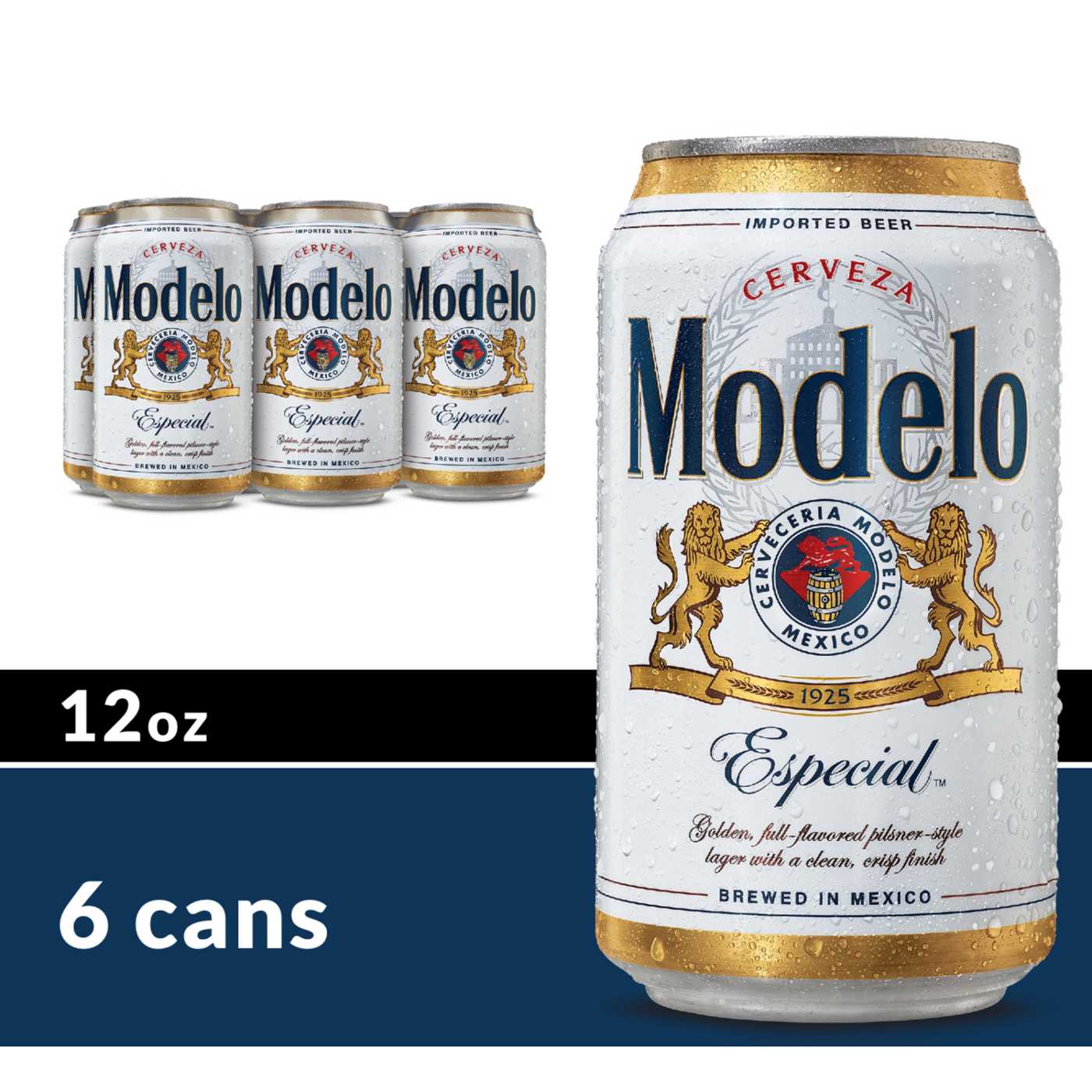 Modelo Especial Mexican Lager Import Beer 12 oz Cans, 6 pk; image 4 of 10