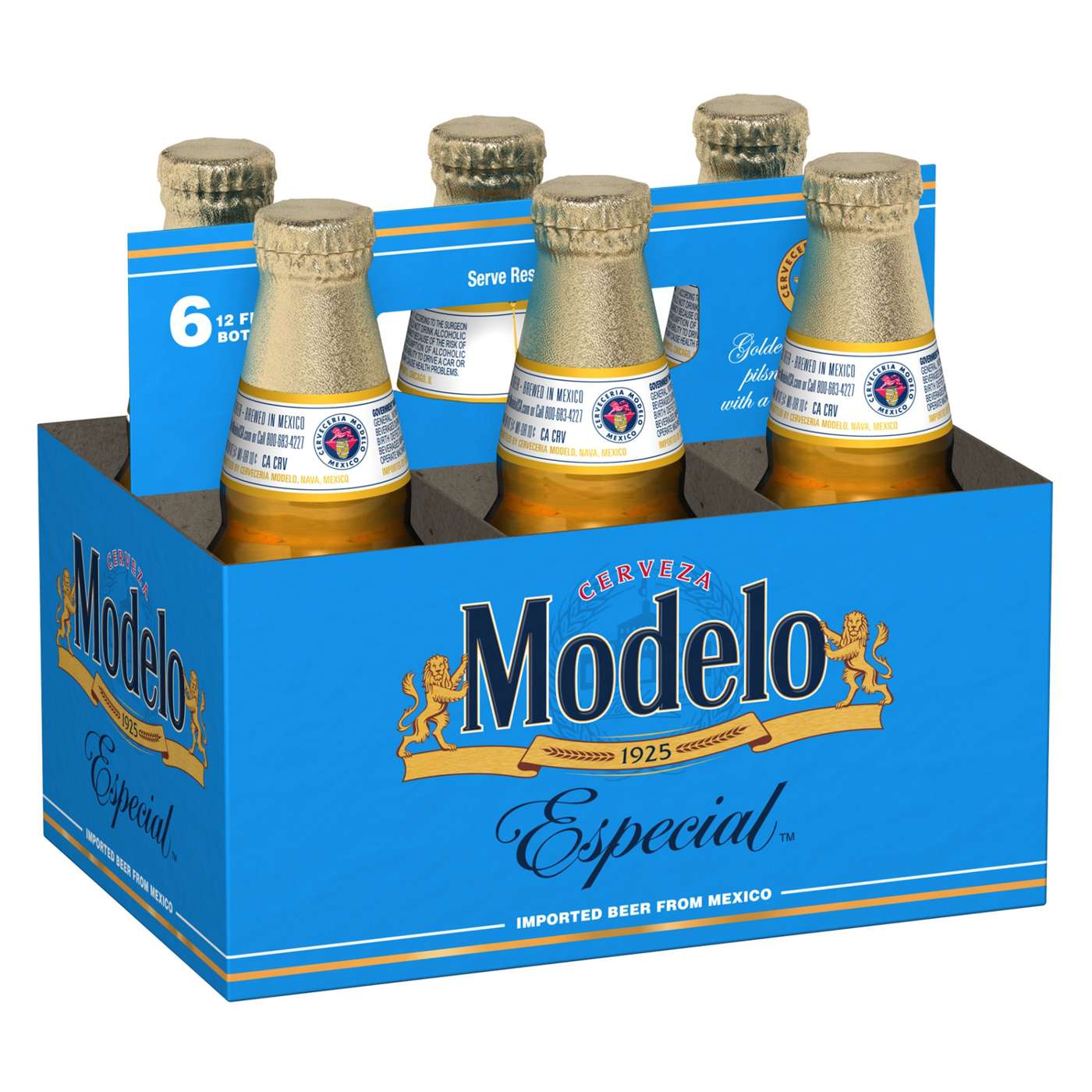 Modelo Especial Mexican Lager Import Beer 12 oz Bottles, 6 pk; image 1 of 10