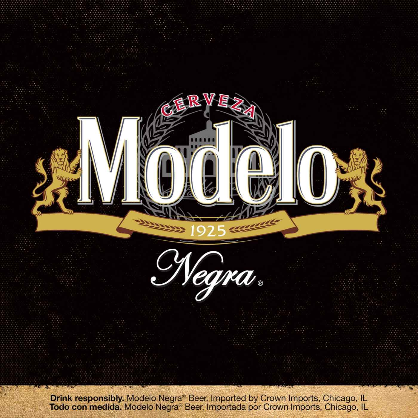 Modelo Negra Amber Lager Mexican Import Beer 12 oz Bottles, 6 pk; image 3 of 9