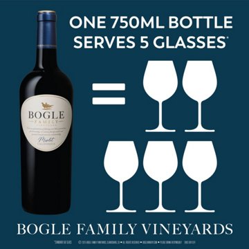 Bogle Vineyards Merlot California Red Wine, 750 mL
