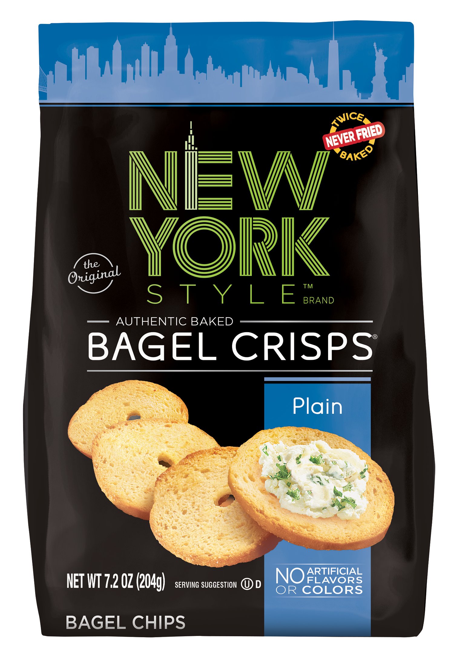 New York Style Original Bagel Crisps Plain - Shop Crackers