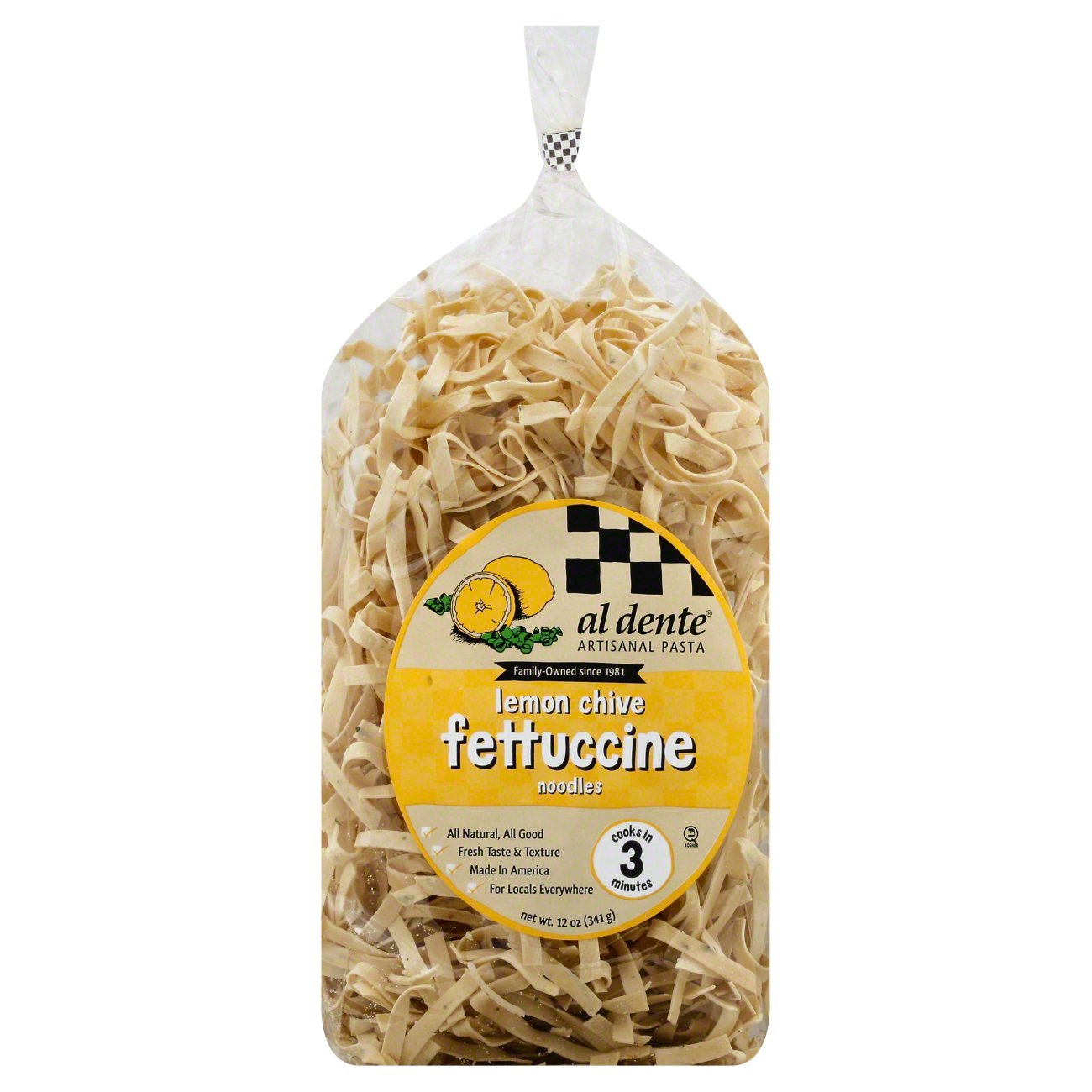 Al Dente Lemon Chive Fettuccine Shop Pasta at HEB