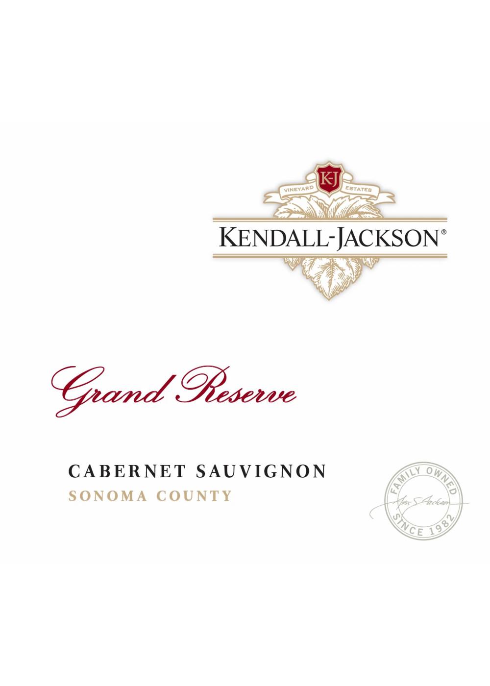 Kendall-Jackson Grand Reserve Cabernet Sauvignon Red Wine; image 2 of 2