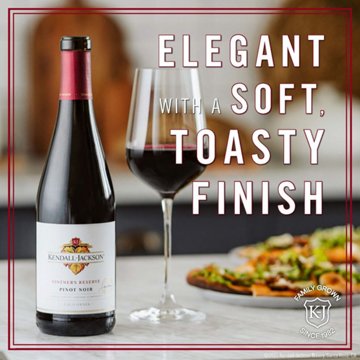 Kendall-Jackson Vintner's Reserve Pinot Noir California Red Wine, 750 mL