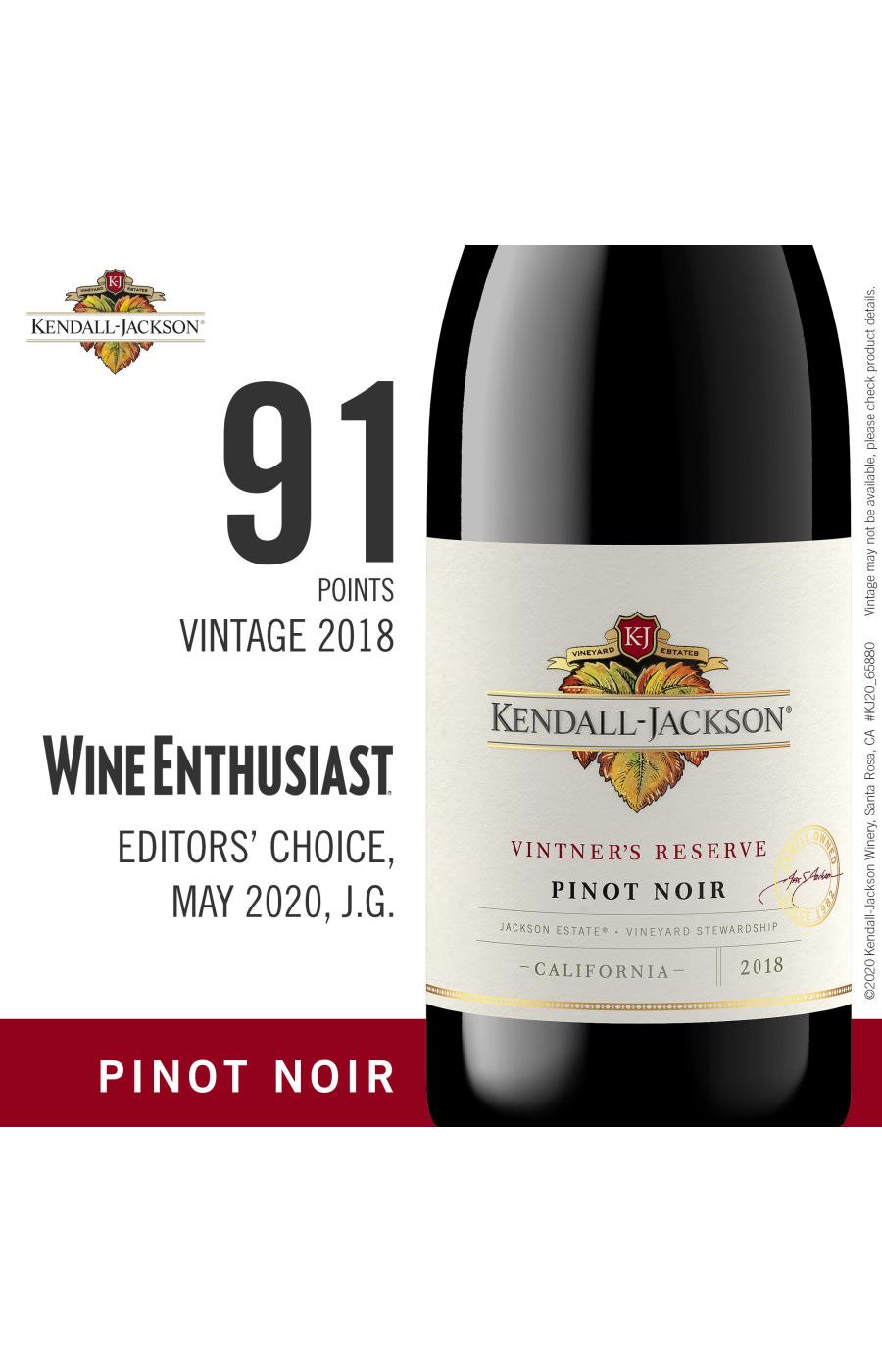 Kendall-Jackson Vintner's Reserve Pinot Noir Red Wine; image 3 of 3