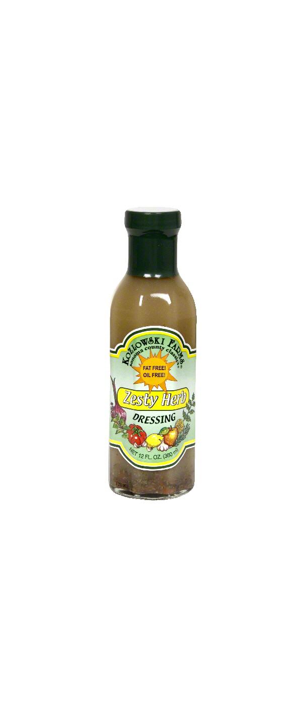 Kozlowski Farms Sonoma County Classics Zesty Herb Fat-Free Dressing; image 2 of 2