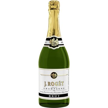 J. Roget American Champagne Brut White Sparkling Wine Bottle, 750 mL