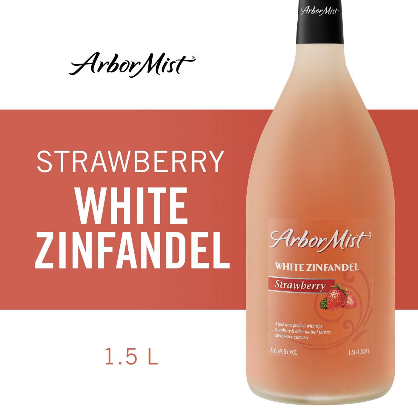 Arbor Mist Strawberry White Zinfandel White Wine; image 3 of 5