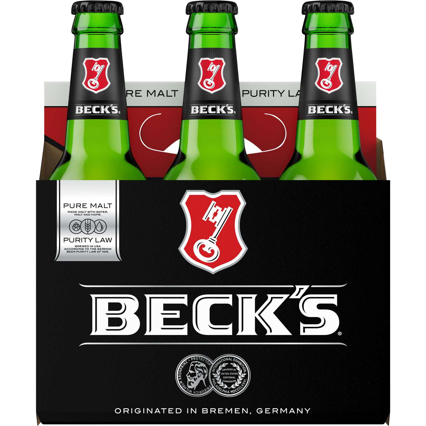 Beck's Beer 6 pk Bottles; image 2 of 2