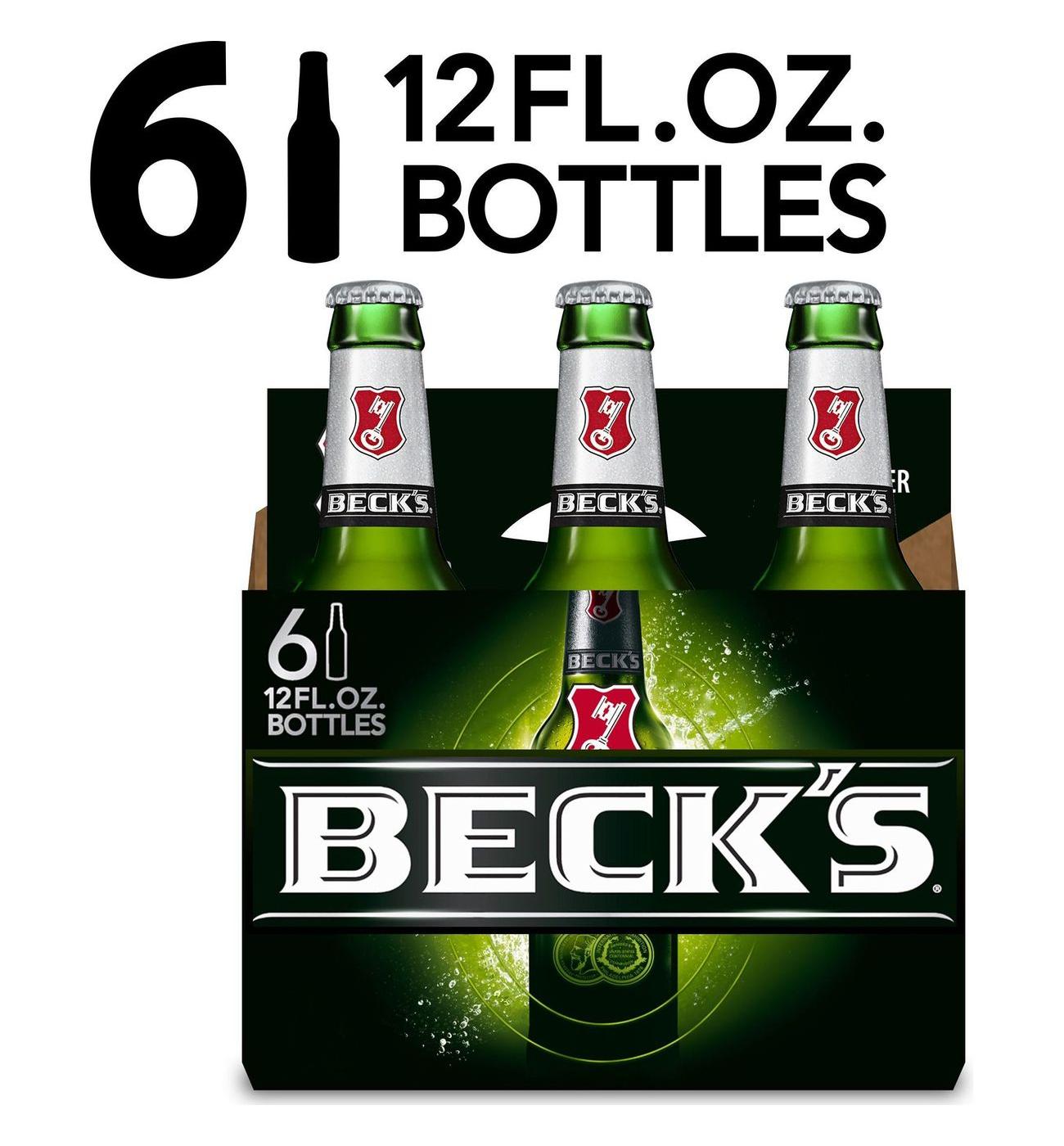 Beck's Beer 6 pk Bottles; image 6 of 8