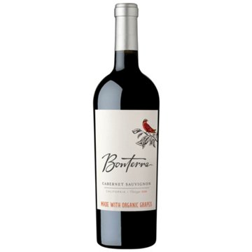 Bonterra Organic Cabernet Sauvignon California Red Wine, 750 mL