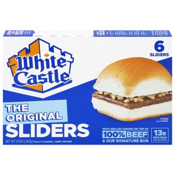 White Castle Frozen Original Sliders, 6 ct