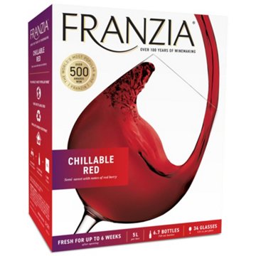 Franzia Chillable Red Blend Wine Box, 5.0 L