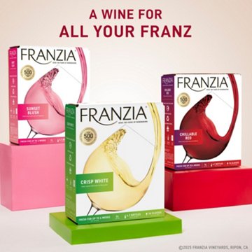 Franzia Chillable Red Blend Wine Box, 5.0 L