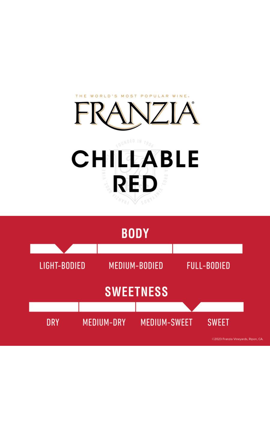 Franzia Chillable Red Wine; image 8 of 8