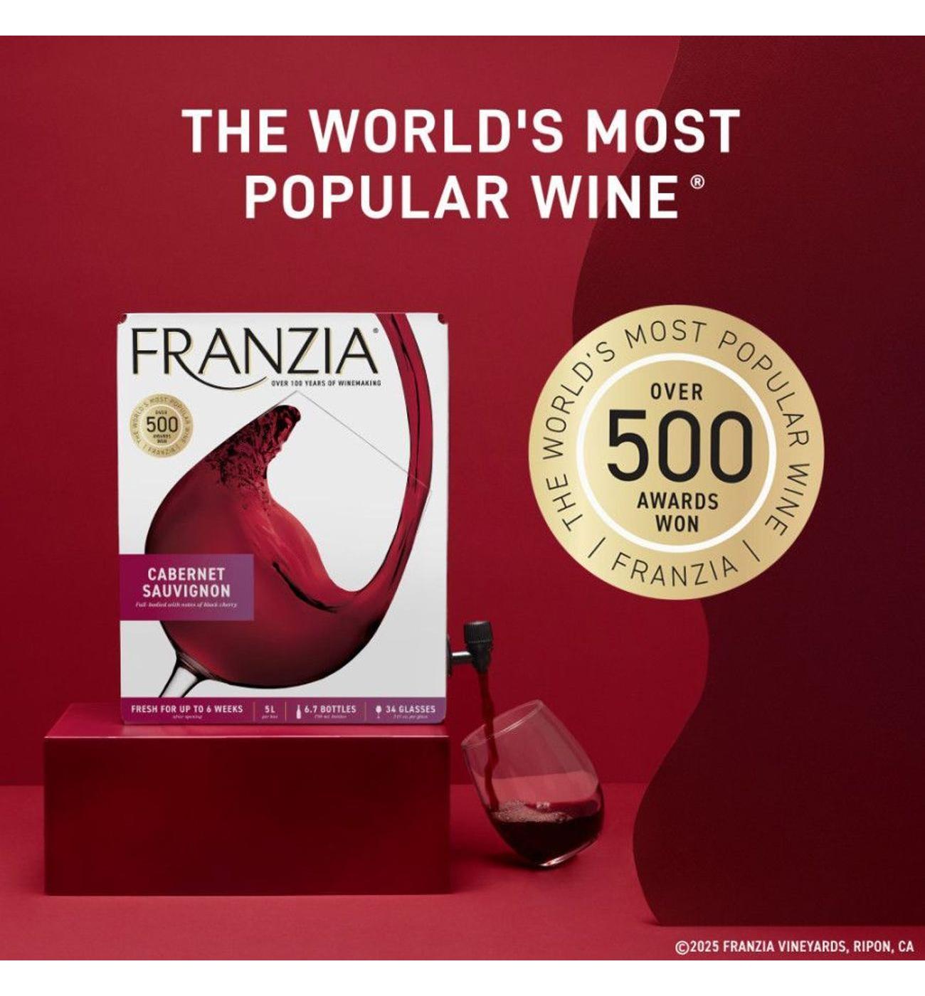 Franzia Cabernet Sauvignon California Box Red Wine; image 9 of 9