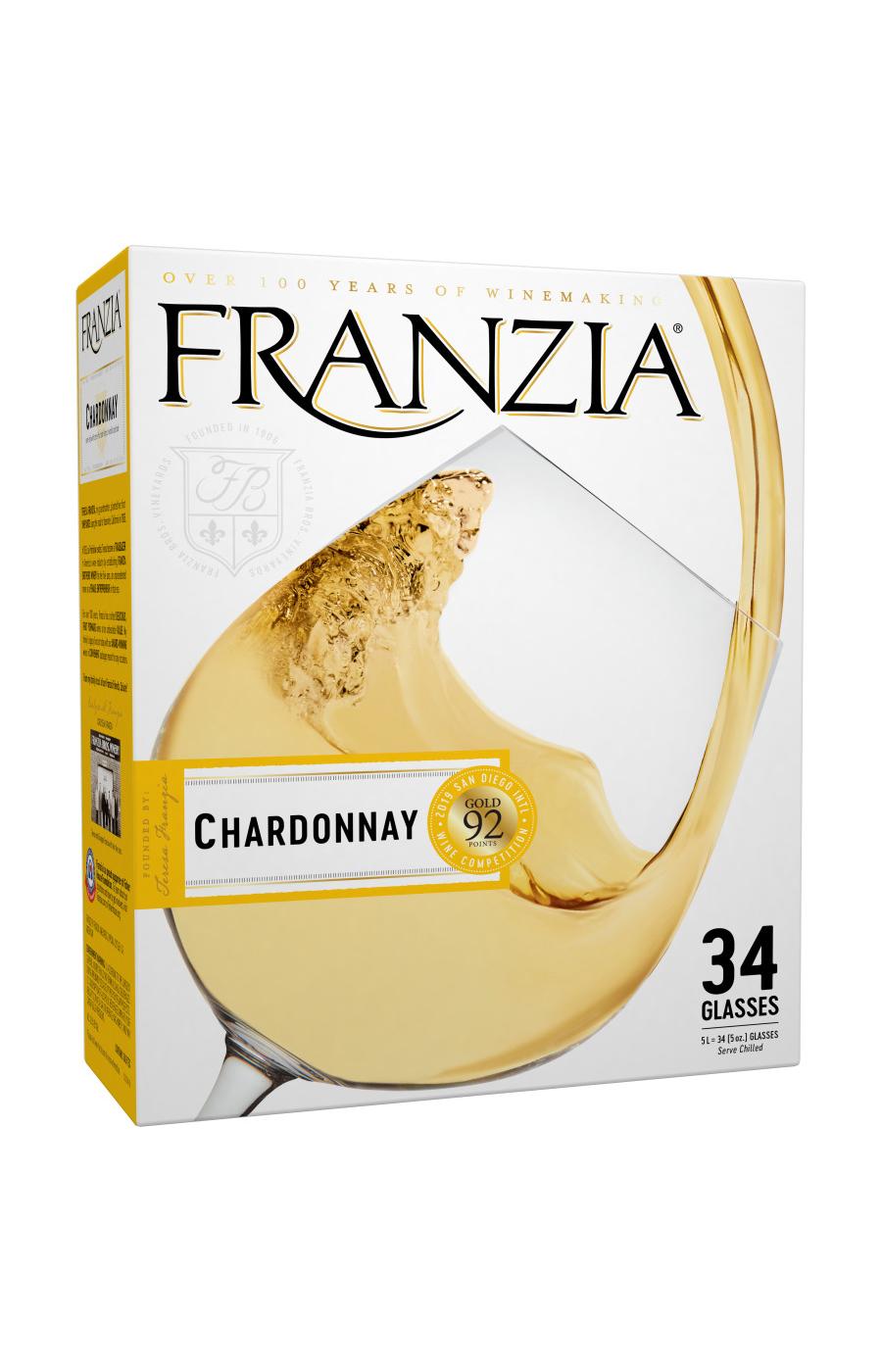 Franzia Chardonnay Boxed Wine; image 1 of 2