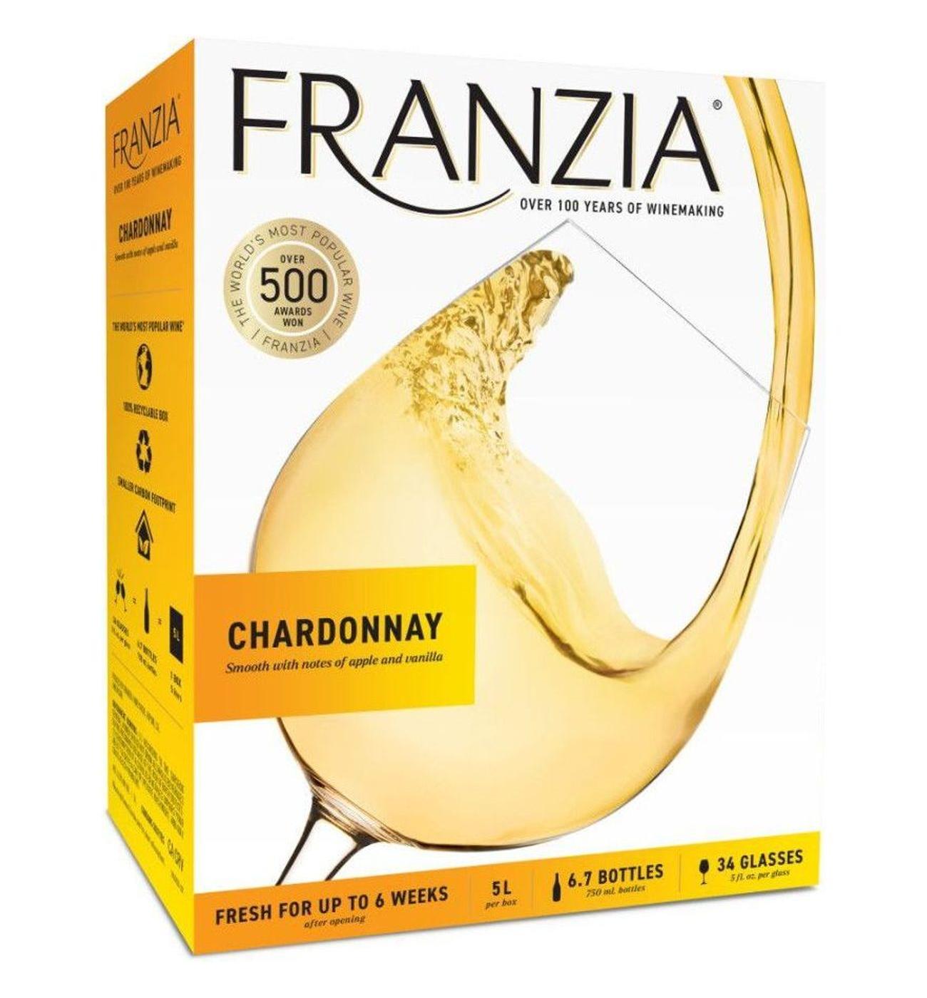 Franzia Chardonnay Boxed Wine Shop Wine at H E B