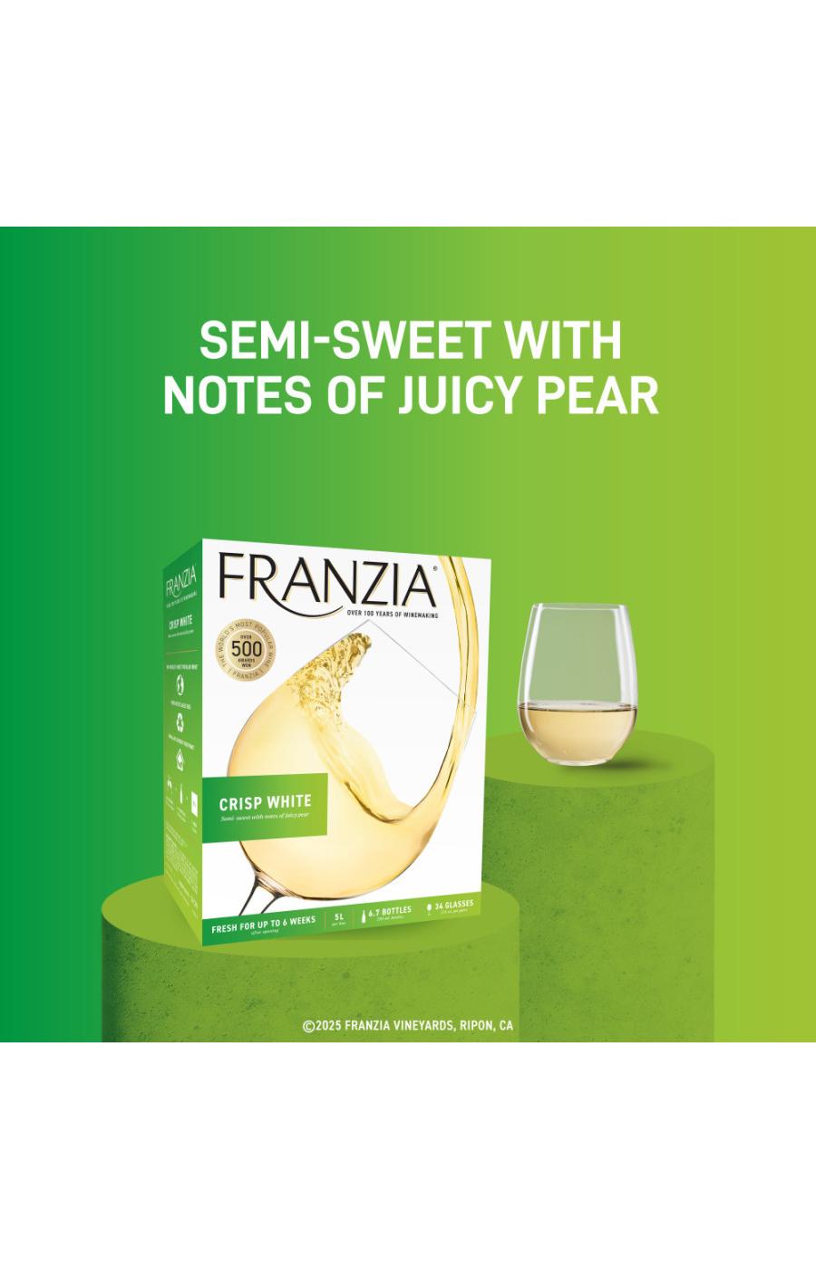 Franzia Crisp White Boxed Wine Shop Wine at HEB