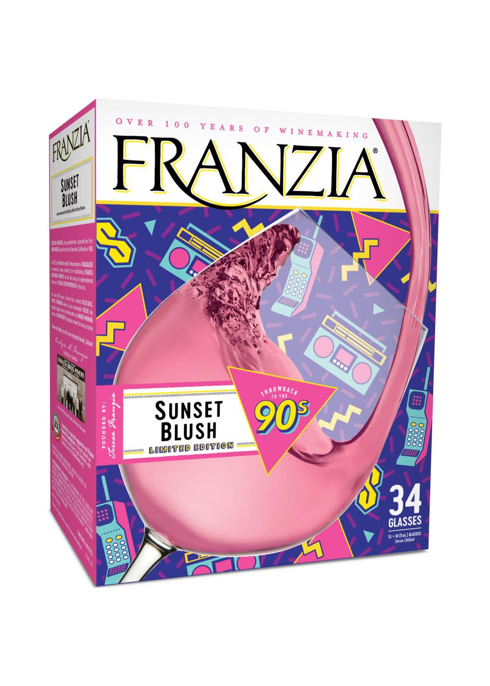 Franzia Sunset Blush Boxed Wine; image 1 of 7