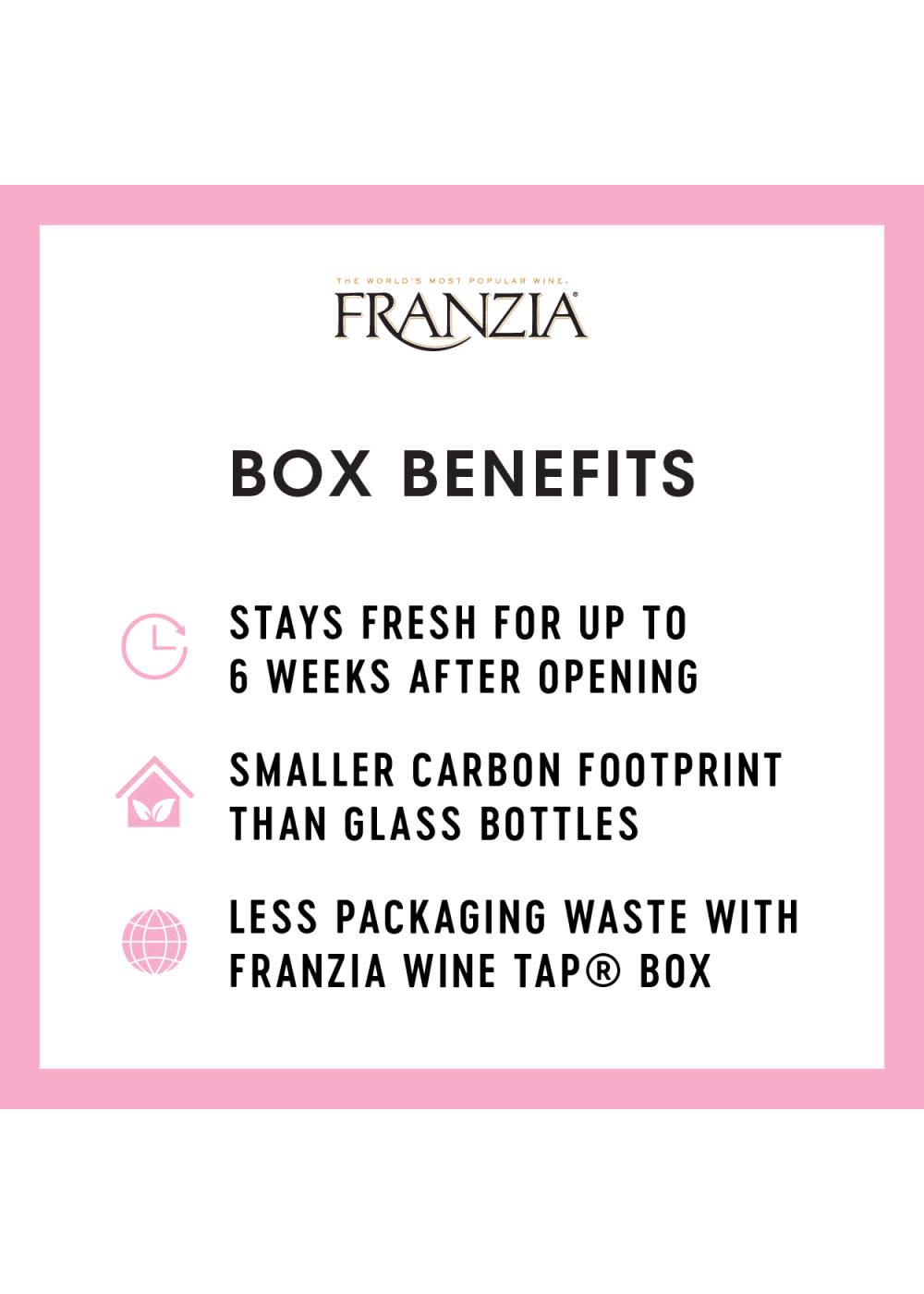 Franzia Sunset Blush Boxed Wine; image 6 of 7