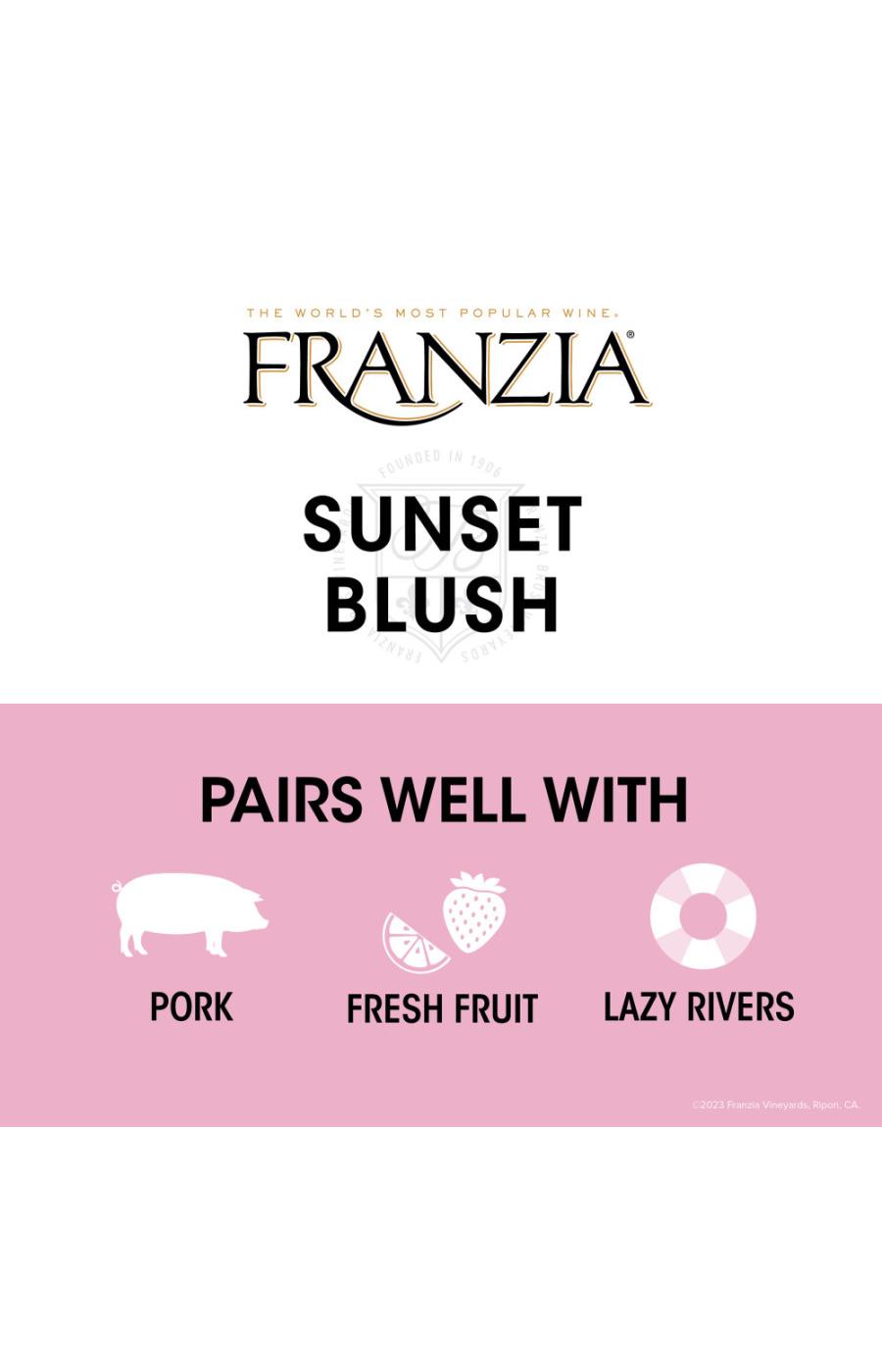 Franzia Sunset Blush Boxed Wine; image 9 of 9