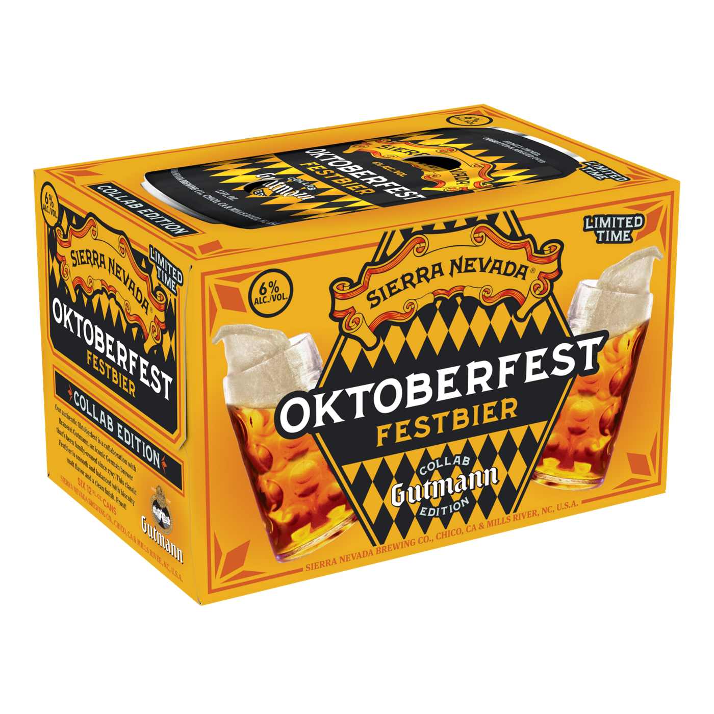 Sierra Nevada Oktoberfest Craft Beer 6 pk Cans; image 1 of 5