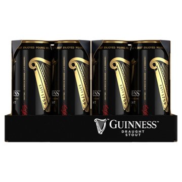 Guinness Draught Stout Beer 4 pk Cans, 14.9 oz