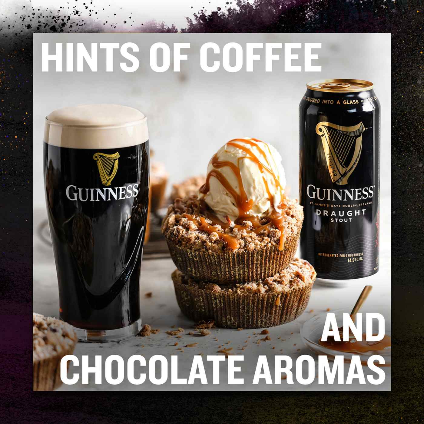 Guinness Draught Stout Beer 4 pk Cans; image 3 of 4