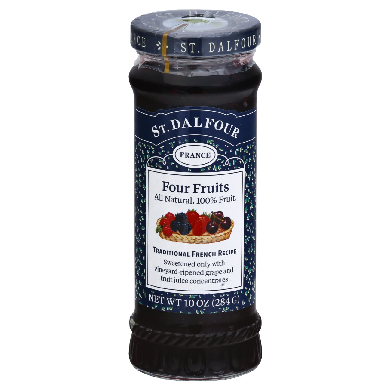 St. Dalfour Deluxe Four Fruits Fruit Spread - Shop Jelly & Jam At H-E-B