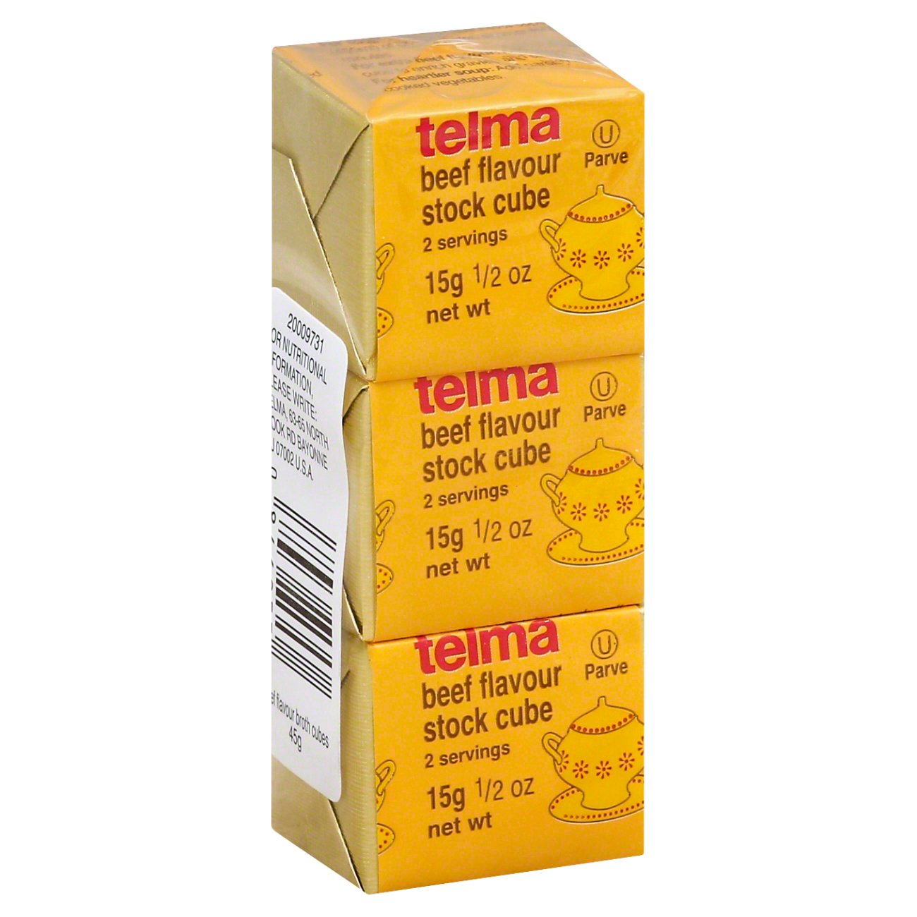 Telma Kosher Beef Flavor Stock Cube Shop Broth & bouillon at HEB