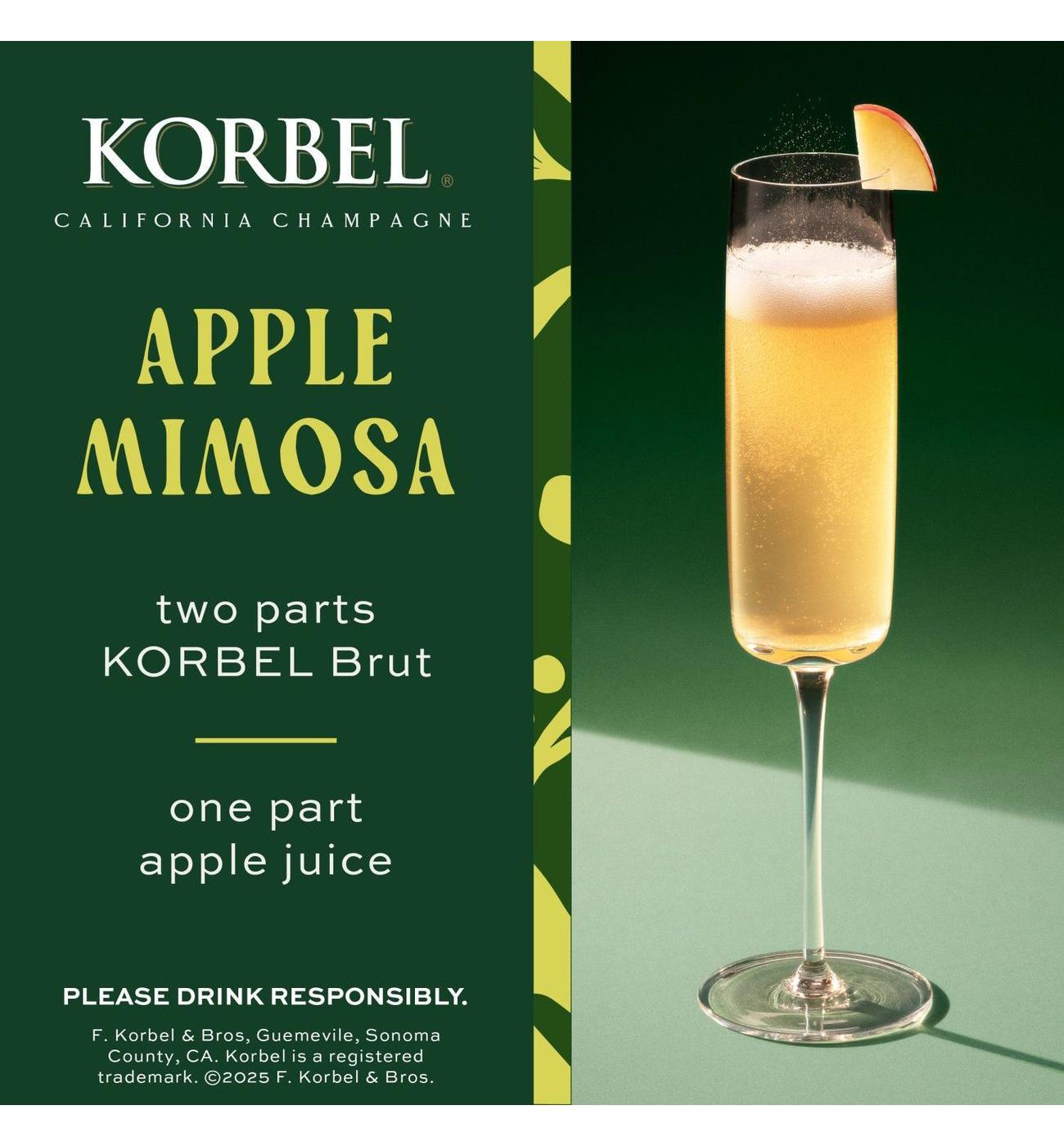 Korbel Champagne Brut California Sparkling Wine; image 2 of 9