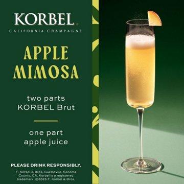 Korbel Champagne Brut California Sparkling Wine, 750 mL