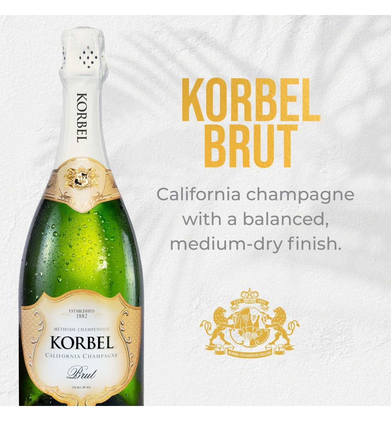 Korbel Champagne Brut California Sparkling Wine; image 9 of 9