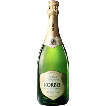 Korbel Extra Dry Champagne California Sparkling Wine, 750 mL